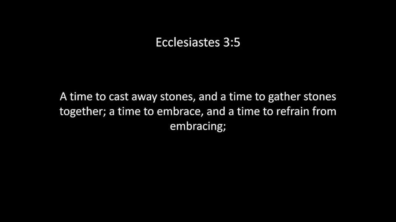 Ecclesiastes Chapter 3