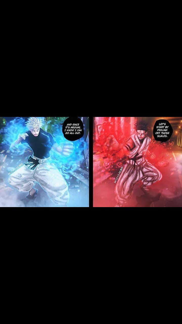 GOJO VS SAKUNA #JJK #GOJO #SAKUNA #ANIME