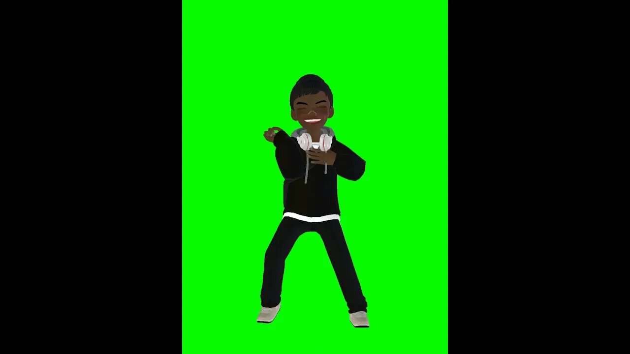 Vídeo de Animação - Avatar dançando - Chroma Key - Green Screen