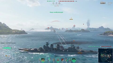 World of warships: Secondary and Speed specked Castilla