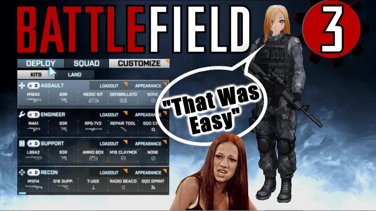 BF3 Mod Venice Unleashed " I'M GONNA WHIP OUT THE EASY GUN! "