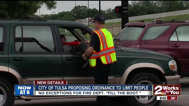 Proposed ordinance on panhandling would effect fire department