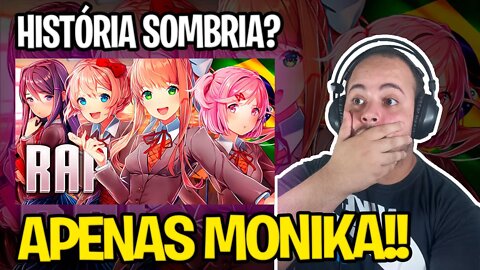 REACT Rap do Doki Doki Literature Club - SÓ PODE ESCOLHER UMA | PAPYRUS DA BATATA