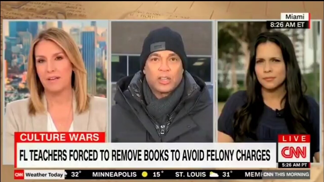 Don Lemon Claims Florida Wants Kids To Be Ignorant & Control Teachers