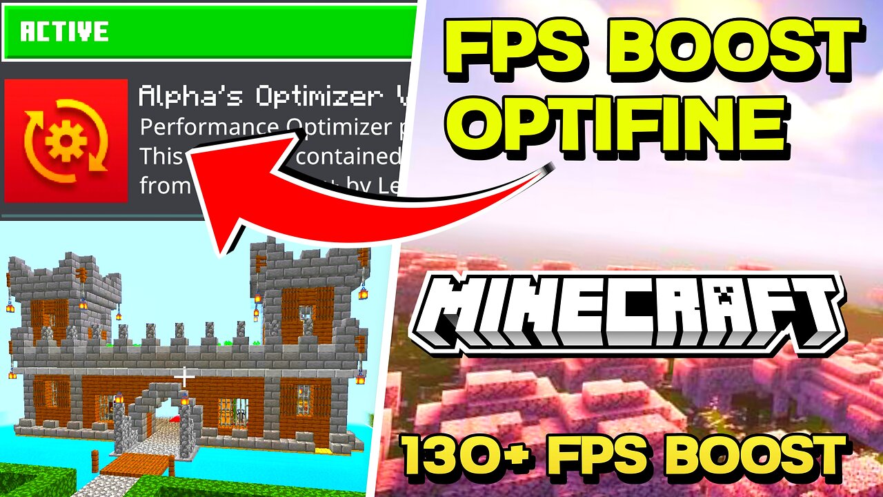 LAG FREE OPTIFINE FOR MINECRAFT PE | FPS BOOST OPTIFINE FOR MCPE | हिंदी में