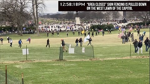 Area Closed Fences Removed From US Capitol Grounds [A Clip from J6: A True Timeline]