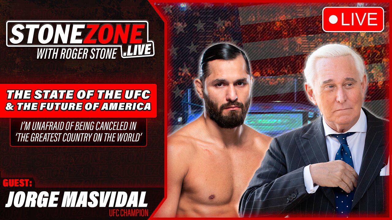 UFC Champ Jorge Masvidal Enters The StoneZONE to talk about the Sport and the Future of America