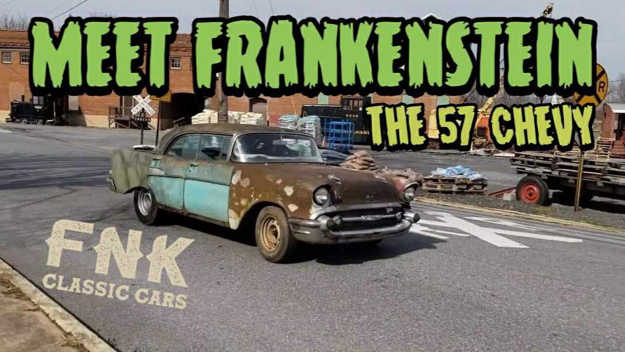 Meet Frankenstein - The 57 Chevy Barnyard Find! Some Real Rusty Gold Here! Wreck It Or Ride?