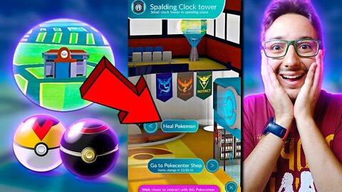 NOVIDADES NO POKÉMON GO! CENTRO POKÉMON, NOVAS POKEBOLAS, ETC! (TEORIA)