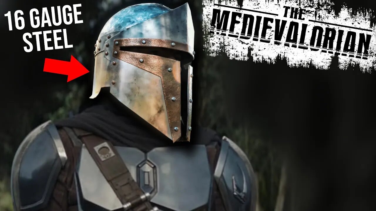 I Forged a MEDIEVAL MANDALORIAN Helmet!! | Medieval Star Wars | How to Make a Helmet