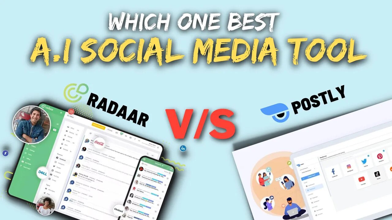 Radaar vs Postly | Which 1 Better A.i Social Media Management & Marketing Tool?