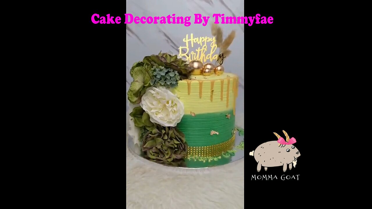 Real Flower Cake 2 w/ Flower Dance Baby & Cute Rabbit = Bigly Cute