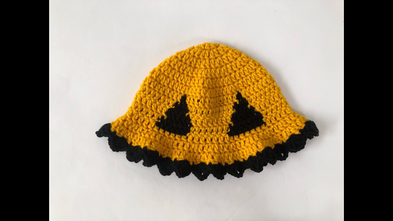 WHY BUY EXPENSIVE BABY HAT?! |🎃👻| DIY Tutorial Crochet Jack-O'-Lantern Baby Kids Bucket Hat