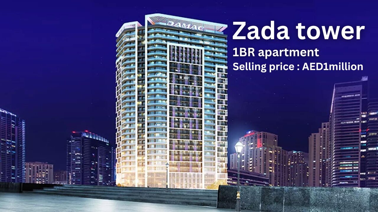 Luxurious Living at Zada Tower | 1BR Apartment in Dubai | AED 1M | Must-See Property!