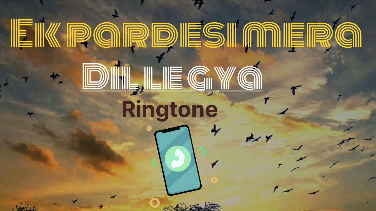 Ek pardesi mera dil le gaya/ ringtone/ slowed &reverb /2024