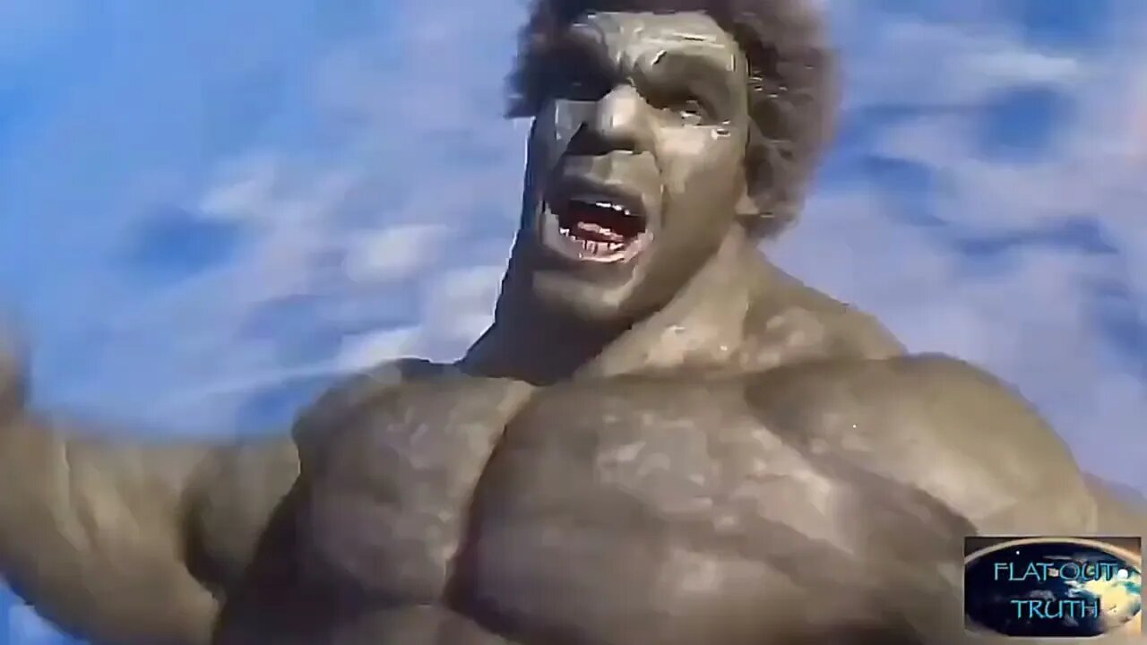 THE HULK BECOMES A FLAT EARTHER
