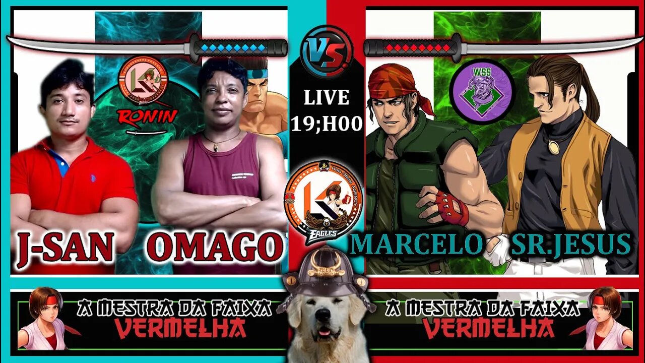 MEMES VOLTARAM SEUS LANGOS /CLÃ RONINS VS CLÃ -WSS 15 & FT20 KOF 98 #live333