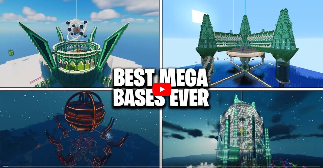 BEST Minecraft MEGA BASES & Worlds! (Survival MEGA BASES)