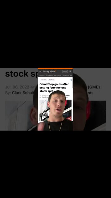 GAMESTOP 4 TO 1 STOCK SPLIT