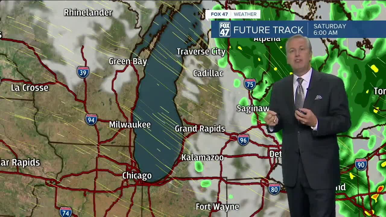 Today's Forecast: Mostly cloudy, scattered showers, cooler
