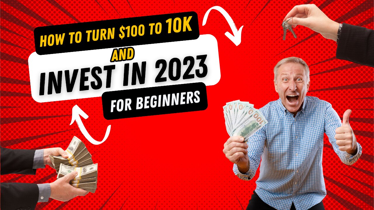 HOW TO TURN $100 INTO $10000 (3 BEST WAYS) How To Invest For Beginners in 2023