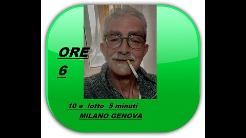 PREVISIONE ORE 12 -10LOTTO5MINUTI