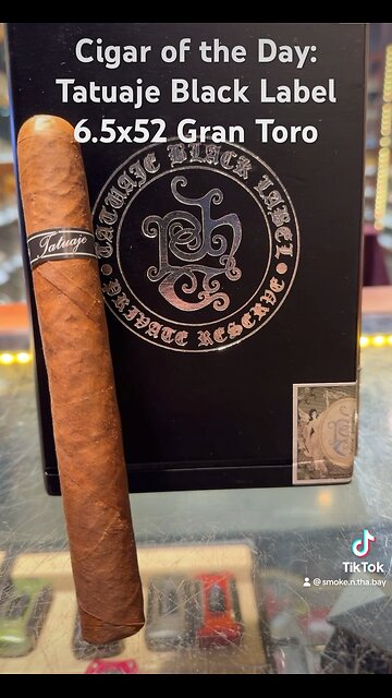 Cigar of the Day: Tatuaje Black Label 6.5x52 Gran Toro #Cigars #Shorts #CigarOfTheDay #Cigar #SNTB