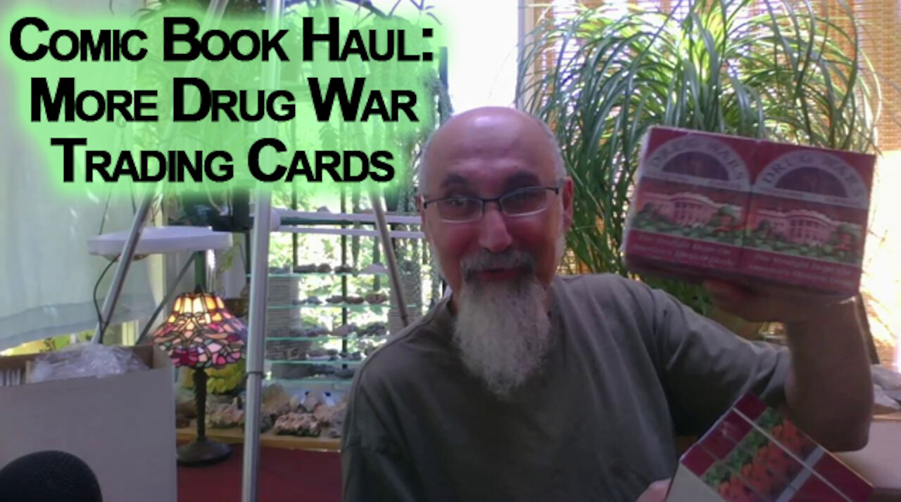 Comic Book Haul #56: More 1991 Drug War Trading Cards, Eclipse Comics [ASMR, War on Drugs, History]