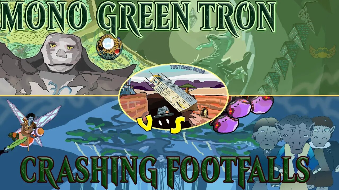 Mono Green Tron VS Crashing Footfalls｜Rhino Cascade!｜Magic The Gathering Online Modern League Match