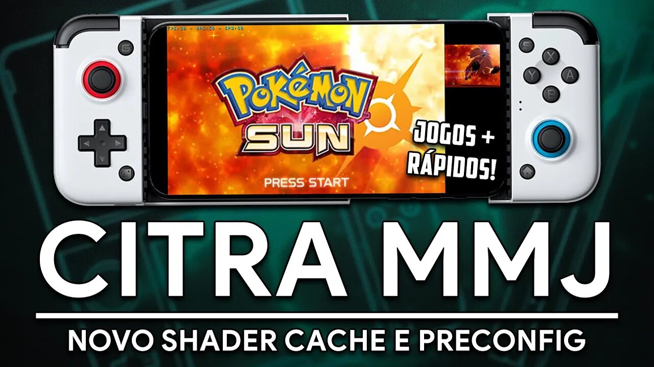 CITRA MMJ 3DS com NOVO SHADER CACHE baixado da INTERNET e PRECONFIG para JOGOS! | Citra 3DS Android