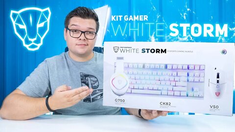 KIT GAMER MOTOSPEED WHITE STORM - UNBOXING E ANÁLISE COMPLETA!