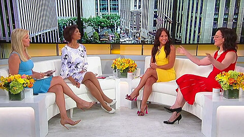 👑 Kennedy, Emily Compagno, Harris Faulkner and Ainsley Earhardt July 27 2023