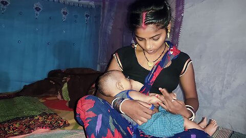 Breastfeeding baby | my first vlog | Sandhya Vlogs