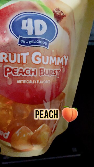 4D Fruit Gummy Candy: Peach, Pineapple, & Wild Berry! Better than peelerz?