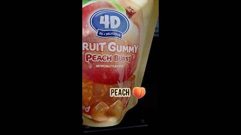 4D Fruit Gummy Candy: Peach, Pineapple, & Wild Berry! Better than peelerz?