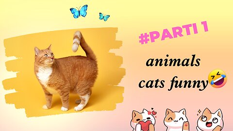 #parti1 animals funny cats 😂🤣🤣😆 Laugh to death