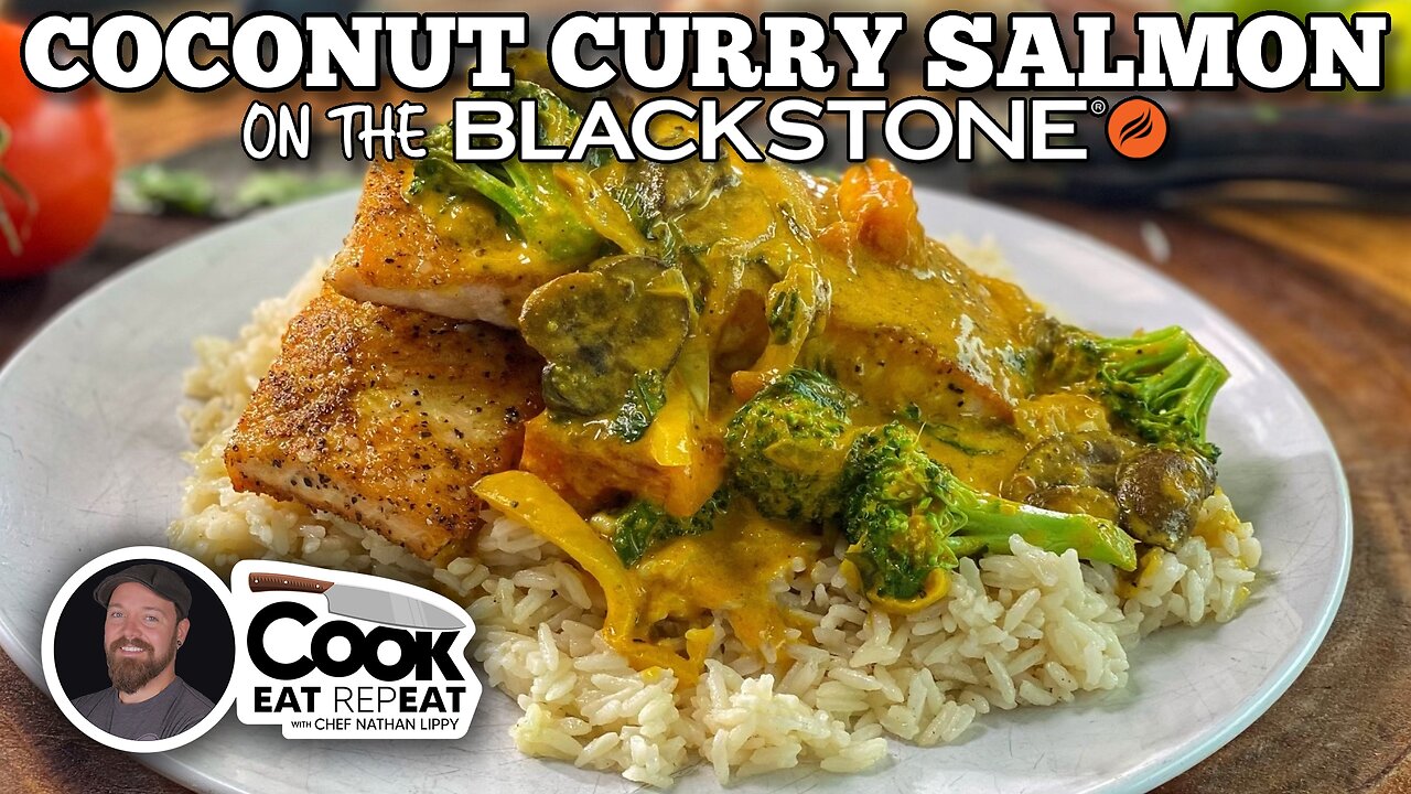 Coconut Curry Salmon | Blackstone Griddles