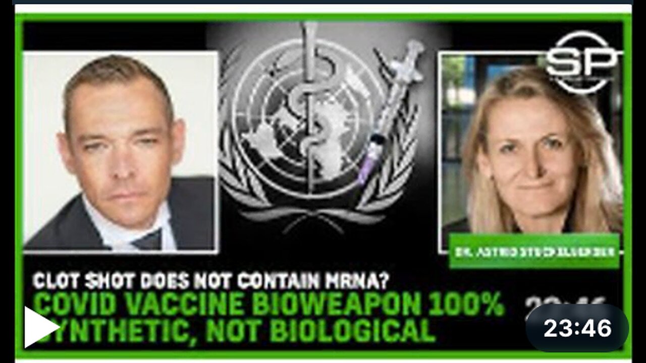 Clot Shot Does NOT Contain mRNA? Covid Vaccine BIOWEAPON 100% SYNTHETIC, NOT BIOLOGICAL