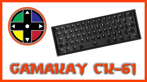 UNBOXING - KIT TECLADO MECÂNICO CUSTOM GAMAKAY CK-61