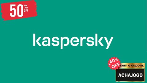 Aumente sua segurança com Kaspersky [50% OFF + 40% com cupom ACHAJOGO]