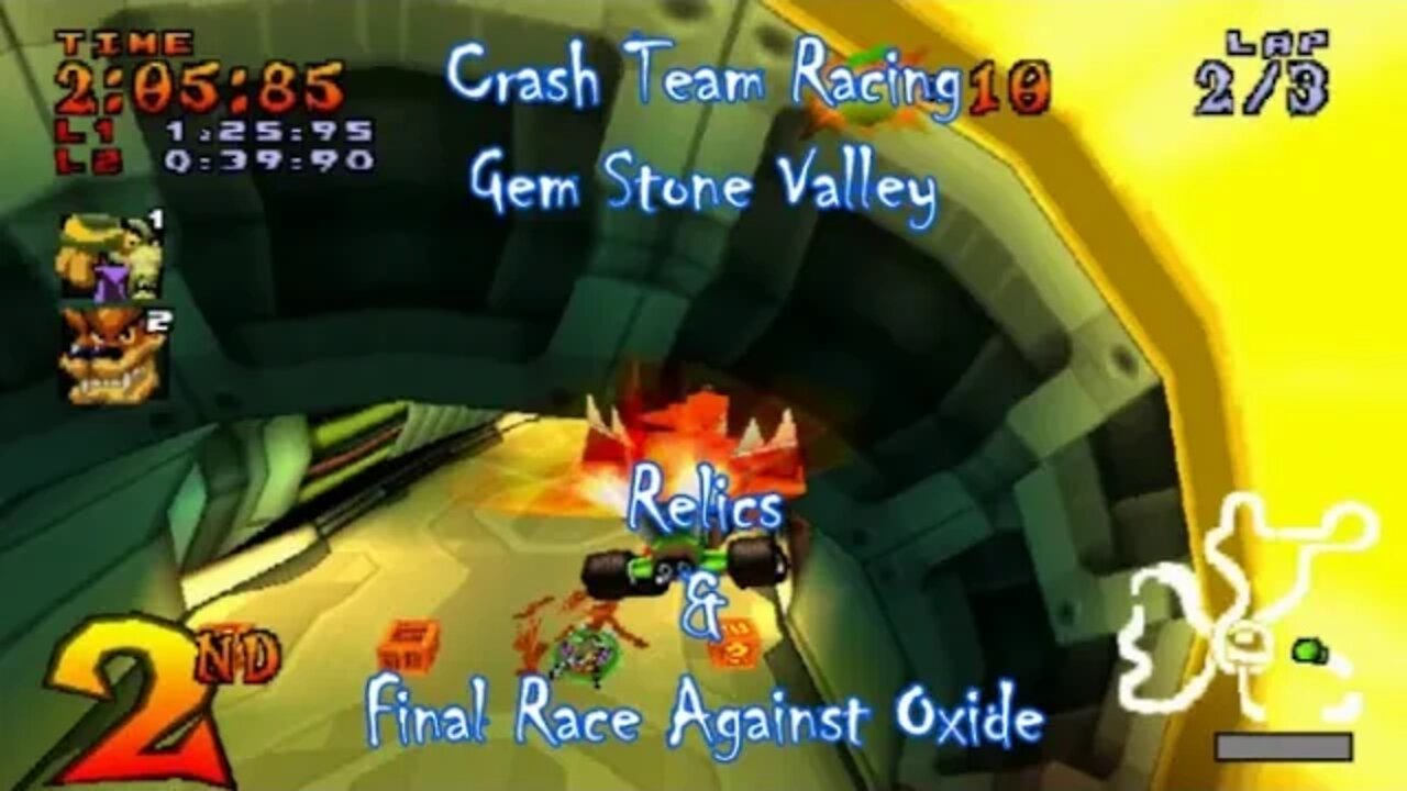 Crash Team Racing: Gem Stone Valley (Relics and Oxide's Challenge)