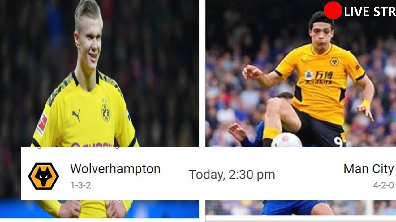 Wolves Vs Manchester City Live Match Score