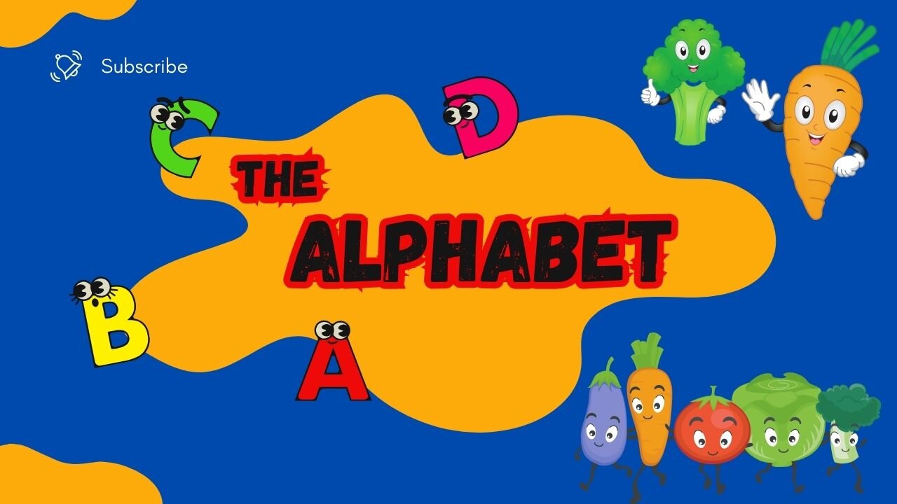 ABC veggies for Children | Veggie Alphabets | Learn Alphabets with vegetables for Kids & Toddlers