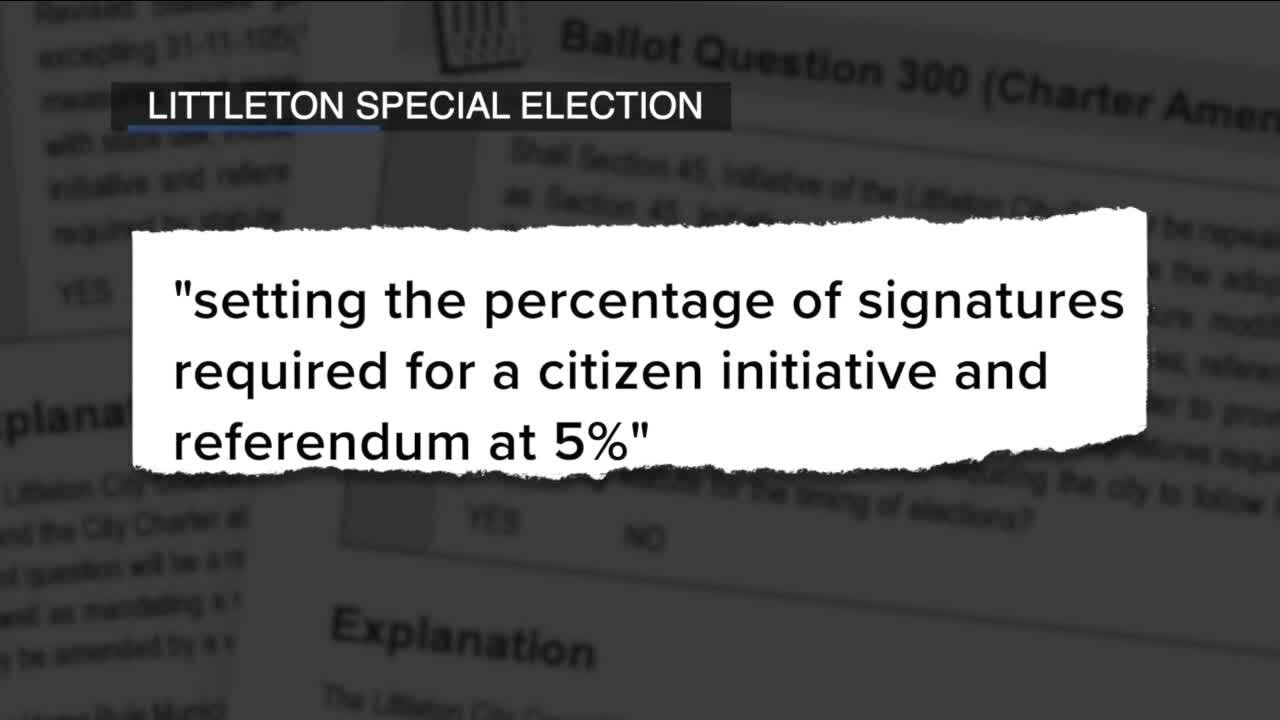 Littleton special election on election rules