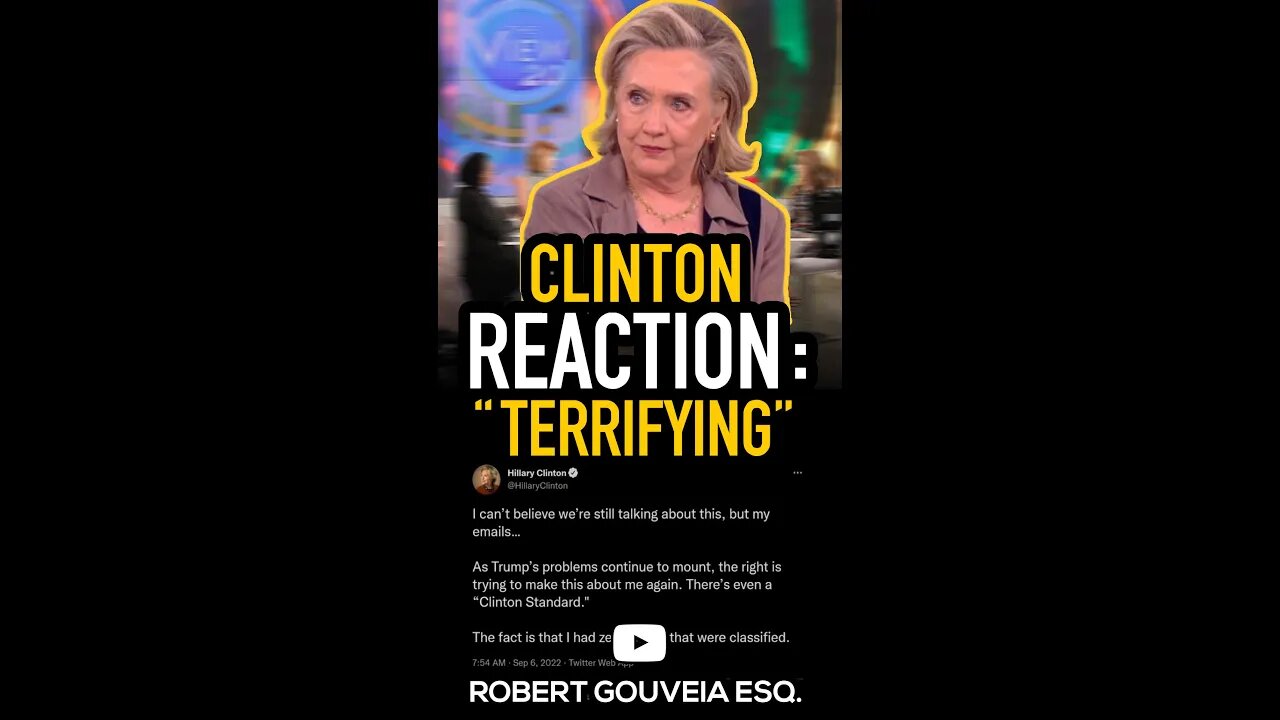 Hillary TRIES to ride the Trump Raid Wave #shorts