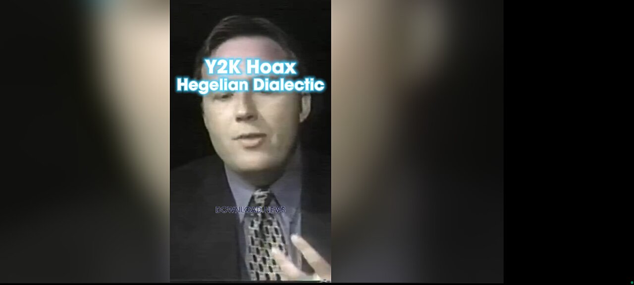 Alex Jones Didn't Fall For The Y2K Hoax & Explains Problem Reaction Solution - 1999