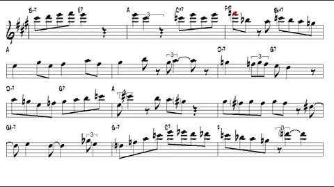 Half Nelson Miles Davis 1947 Alto Sax 