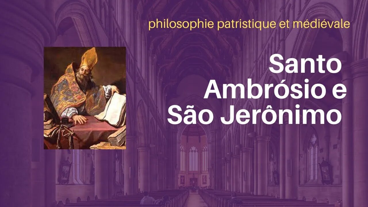 Santo Ambrósio e São Jerônimo