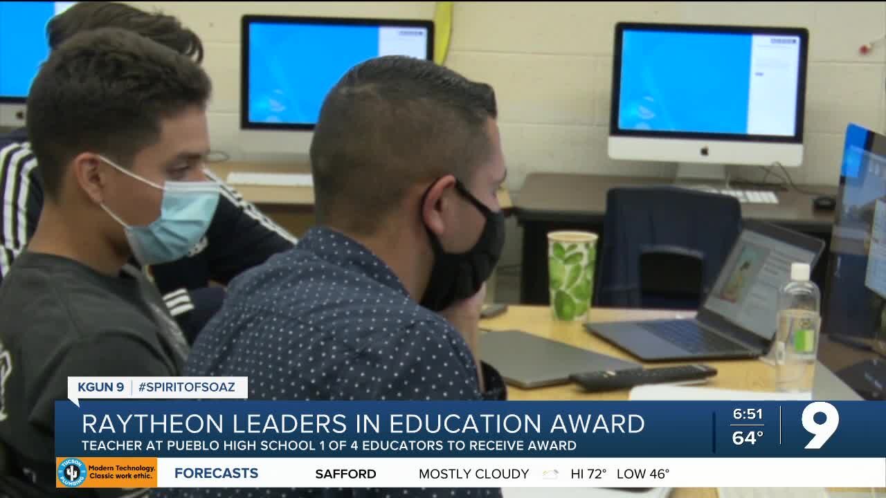 Local high school teacher making a difference in his classroom