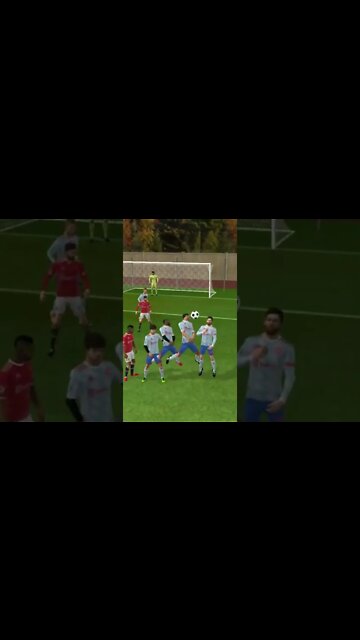 CRISTIANO RONALDO FREE KICK IMPOSSIBLE TO DEFEND ABSOLUTELY FIX GOAL DLS #shorts